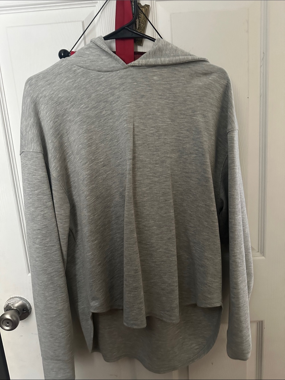 Forever 21 Light Gray Hooded Pullover Sweater